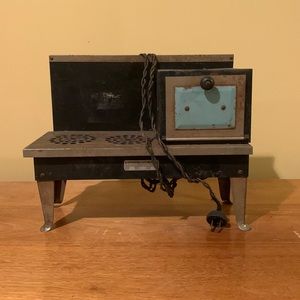 1930’s Toy vintage electric stove and oven